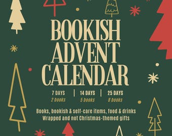 CALENDRIER DE L'AVENT LIVRE 2025 | Coffret cadeau de Noël | Coffret cadeau pour amoureux des livres | Réservez un rendez-vous à l'aveugle | Produits Booktok | Boîte mystère | Coffret cadeau soins personnels