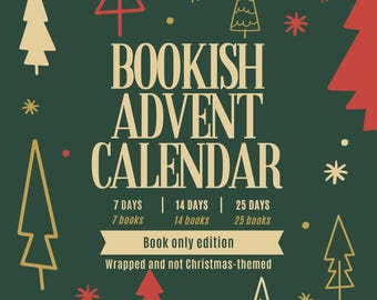 BOOKS ONLY アドベントカレンダー 2025 | クリスマスギフトボックス | 読書好きギフトボックス | ブックブラインドデート | Booktok マーチャンダイズ ミステリーボックス セルフケアギフトボックス