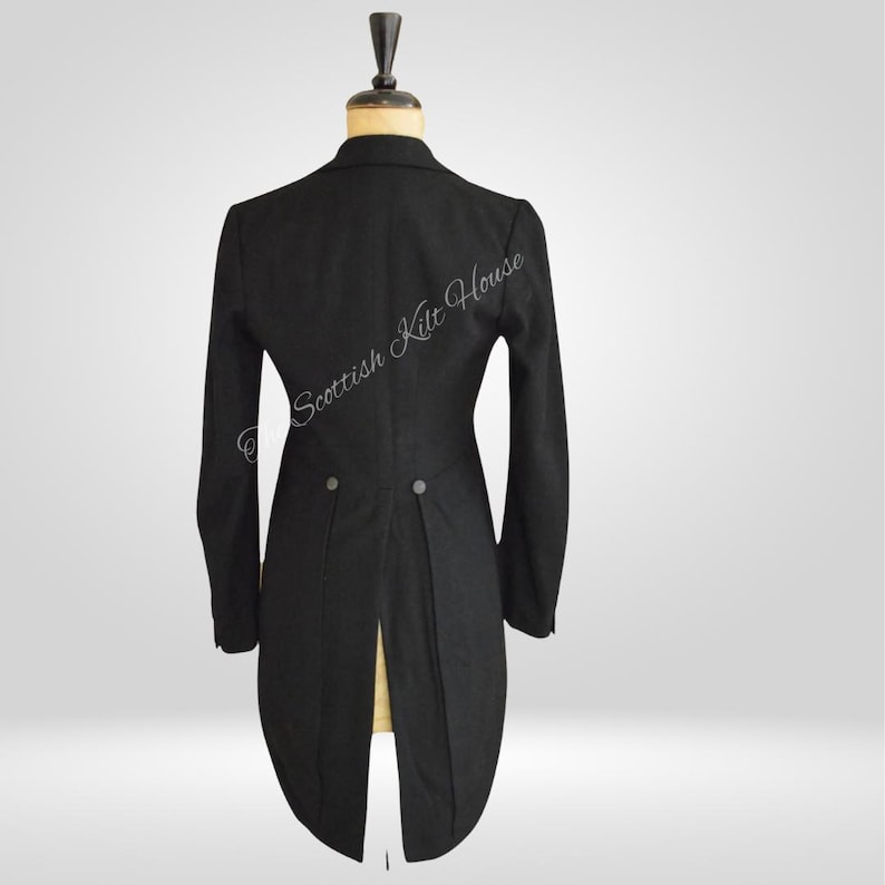 Ladies Victorian Tailcoat  Custom Regency Steampunk Jacket  19th Century Historical Costume  Vintage Coat  Handmade Gift for Her