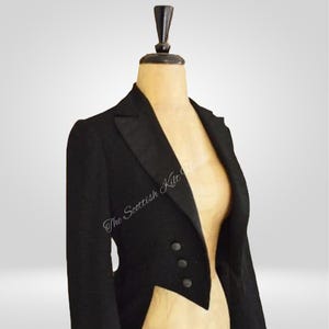Ladies Victorian Tailcoat  Custom Regency Steampunk Jacket  19th Century Historical Costume  Vintage Coat  Handmade Gift for Her
