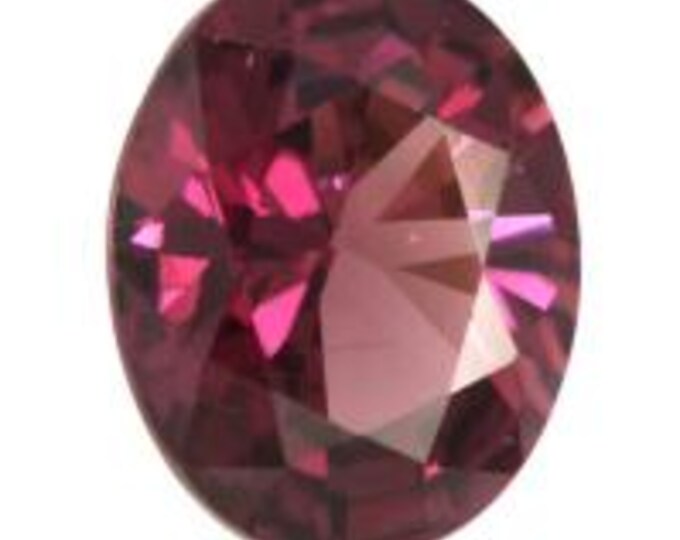 Natural Loose Rhodolite Oval Shape Natural Loose Gemstones variation