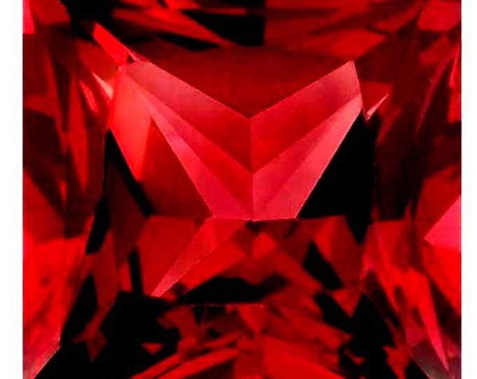 Natural Loose Garnet Princess Cut Shape Natural Loose Gemstones variation