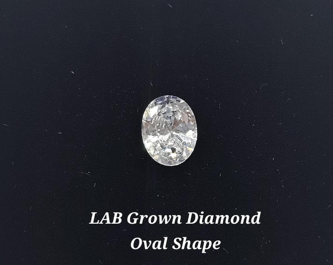 LAB Grown Diamond Loose Gemstone Lab Grown Diamond Oval Shape Natural Loose Gemstones variation