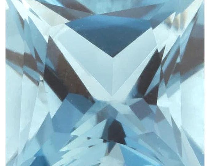 Natural Loose Aquamarine Princess cut Shape Natural Loose Gemstones variation