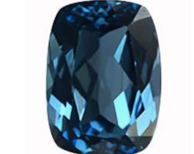 Natural Loose Rectangular cushion cut LONDON Blue Topaz Shape Natural Loose Gemstones variation