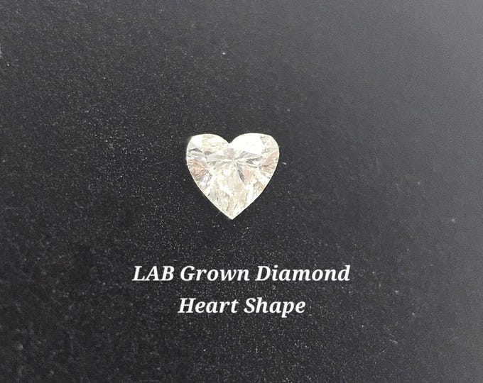 LAB Grown Diamond Loose Gemstone Lab Grown Diamond Heart Shape Natural Loose Gemstones variation