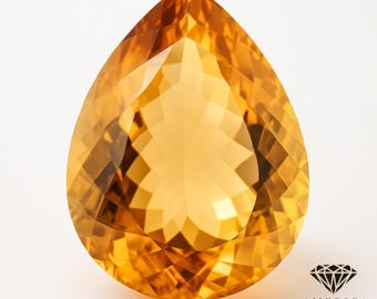 Natural Loose Citrine Pear Shape Natural Loose Gemstones variation