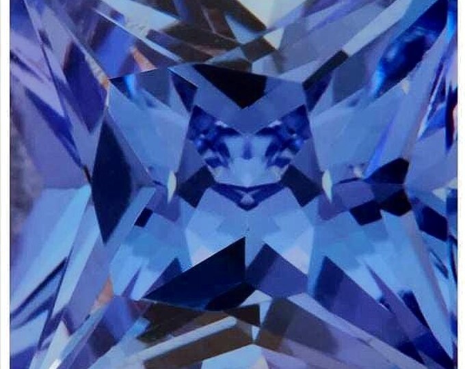 Natural Loose Tanzanite Princess Cut Shape Natural Loose Gemstones variation