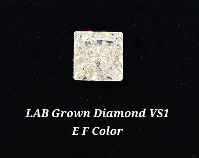 LAB Grown Diamond Loose Gemstone Lab Grown Diamond PRINCESS CUT Shape Natural Loose Gemstones variation