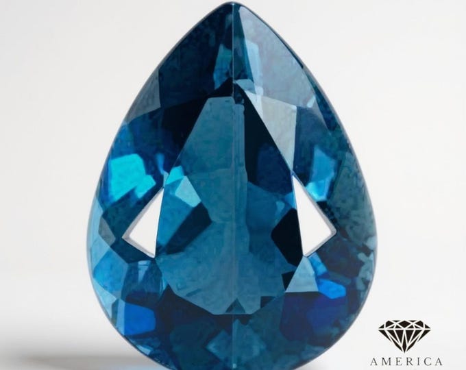 Natural Loose Pear Shape LONDON Blue Topaz Shape Natural Loose Gemstones variation