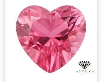 Calibrated heart AA Grade Pink Natural Tourmaline variation size available.