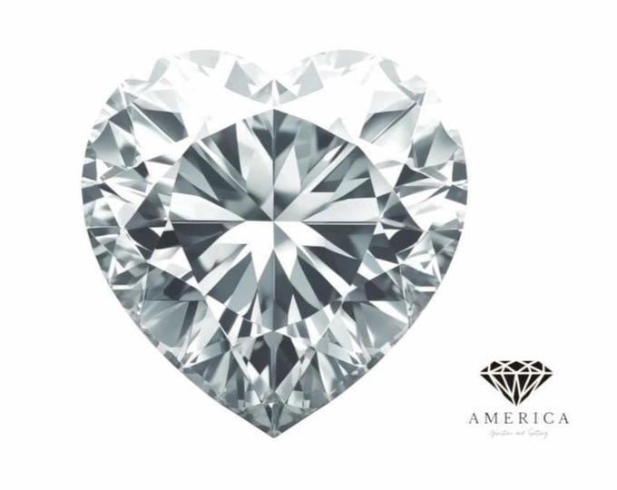 LAB Grown Diamond Loose Gemstone Lab Grown Diamond Heart Shape Natural Loose Gemstones variation