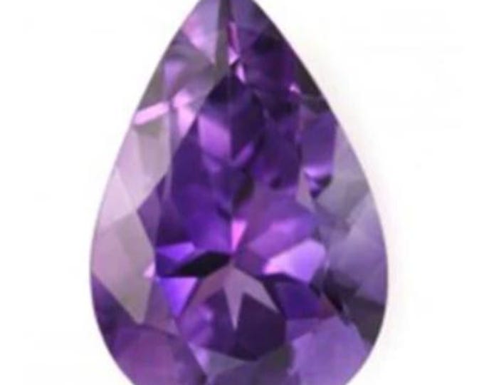 Natural Loose Amethyst  Pear Shape Natural Loose Gemstones variation