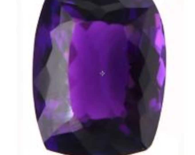Natural Loose Amethyst  Rectangular cushion cut Shape Natural Loose Gemstones variation