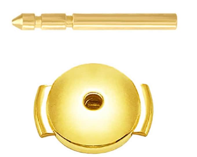 La pousette Backing sold 1 PIECE 14K 18K Gold  Backing only.