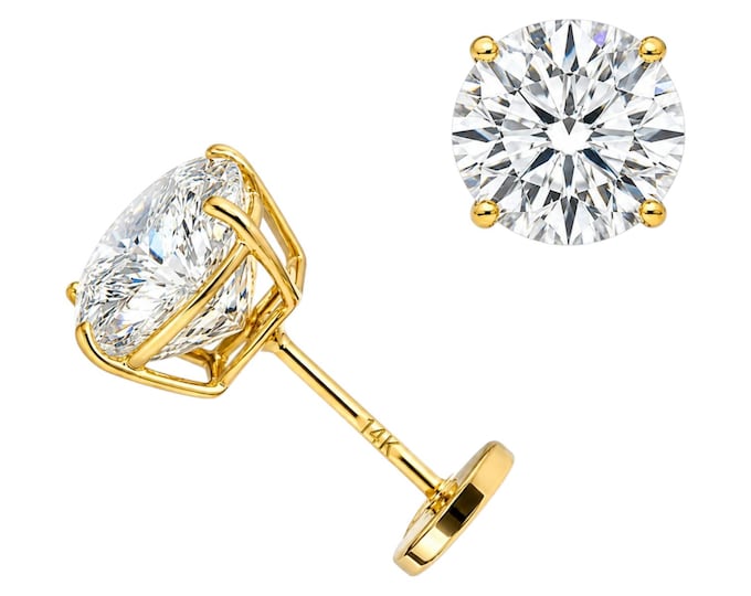 20GA Threaded Screw ON 14K Real Gold Labret  Earring Labret Piercing 6.5mm sold 1 piece select your gemstone.