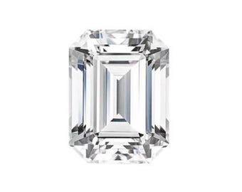 Emerald Clear Moissanite Loose Gemstones Pass Diamond Tester Amazing Quality variation 2mm - 8mm