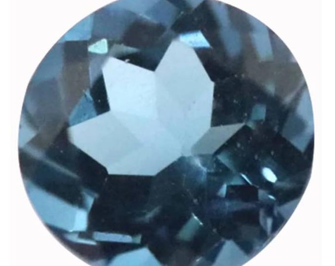 Natural Loose LONDON Blue Topaz Round Shape Natural Loose Gemstones variation