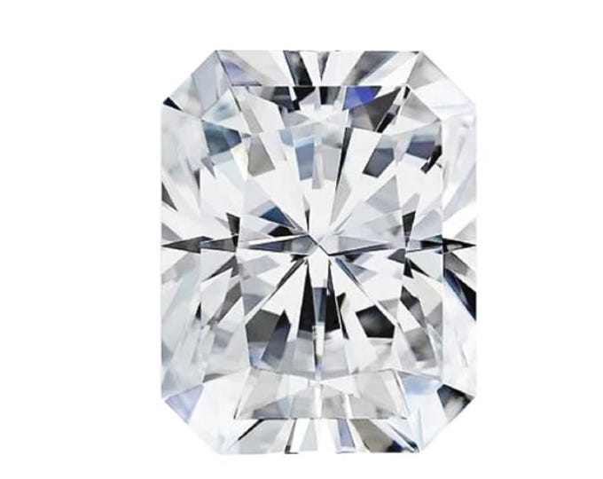 Radiant Clear Moissanite Loose Gemstones Pass Diamond Tester Amazing Quality variation 2mm - 8mm
