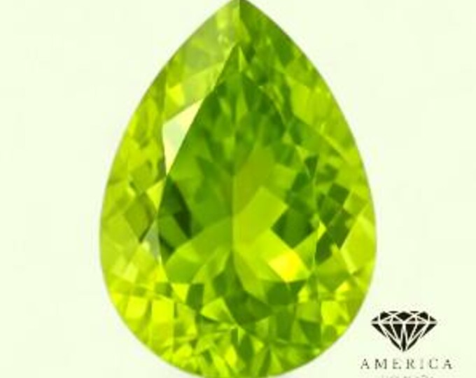 Natural Loose Peridot Pear Shape Natural Loose Gemstones variation