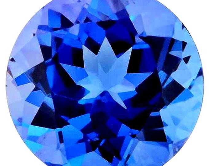 Natural Loose Tanzanite Round Cut Shape Natural Loose Gemstones variation