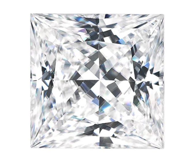 Princess Cut Clear Moissanite Loose Gemstones Pass Diamond Tester Amazing Quality variation 2mm - 8mm