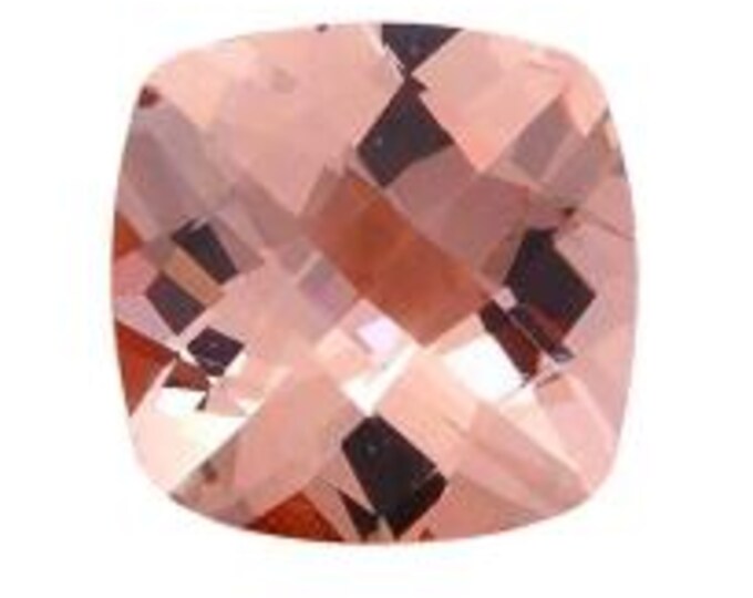 Natural Loose Cushion Shape Natural Morganite Gemstones variation