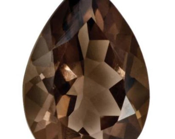 Natural Loose Pear Shape Natural Loose Smoky Topaz Gemstones variation