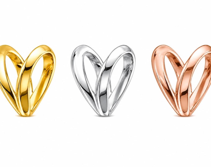 RABBIT Bail 10K or 14K or 18K  Real Gold Bail for Pendant Sold 1 unit