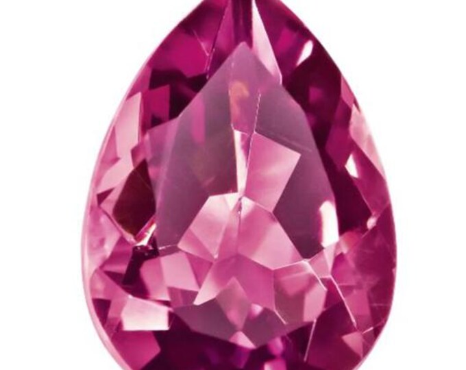 Natural Loose Pear Shape Pink Tourmaline Loose Gemstones variation