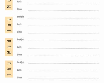 Daily Meal Planner