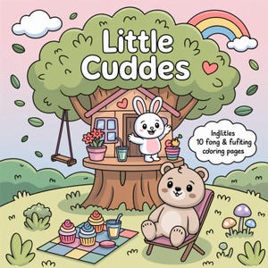 Coco Wyo Super Cute Animals Coloring Sheets | Perfect for Little Cuddles