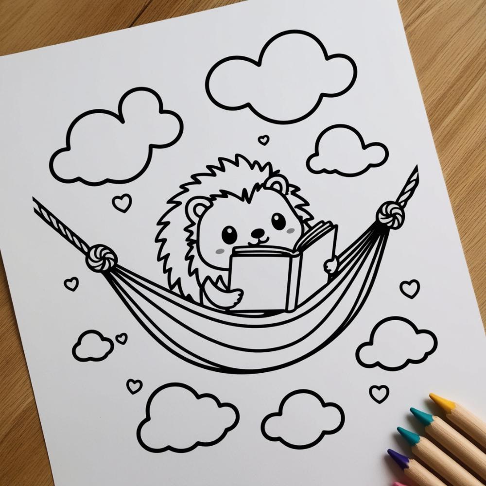 Mindful Cozy Coloring Pages – Stress Relief Art Therapy for Adults and ...