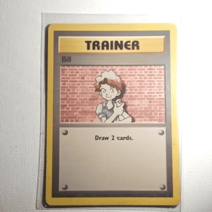 1999 Pokémon Basis-Set Bill 91/102 – Unbegrenzte Nutzung des Basis-Trainers – Exzellenter Zustand