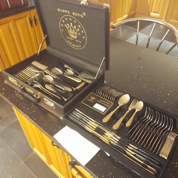 金メッキ　カトラリーセット　ゴールド DAN】カトラリーセット 6P ゴールド – ブランシェストア