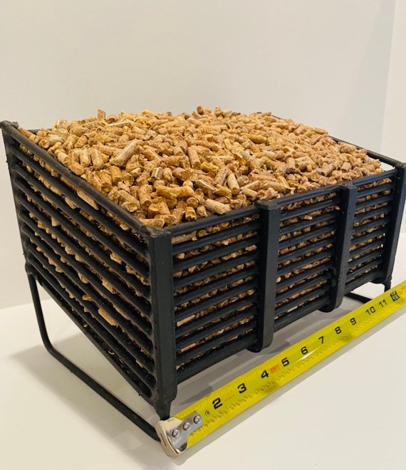 Pellet holder for pellet stove sale