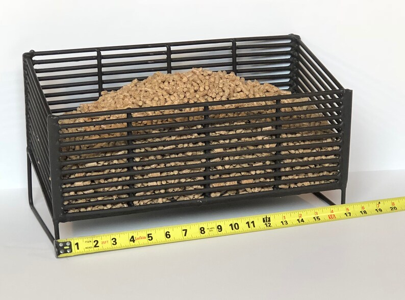 WOOD PELLET BASKET Etsy