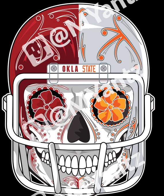 Bedlam Oklahoma Football (OU OSU) Sugar Skull Sweatshirt