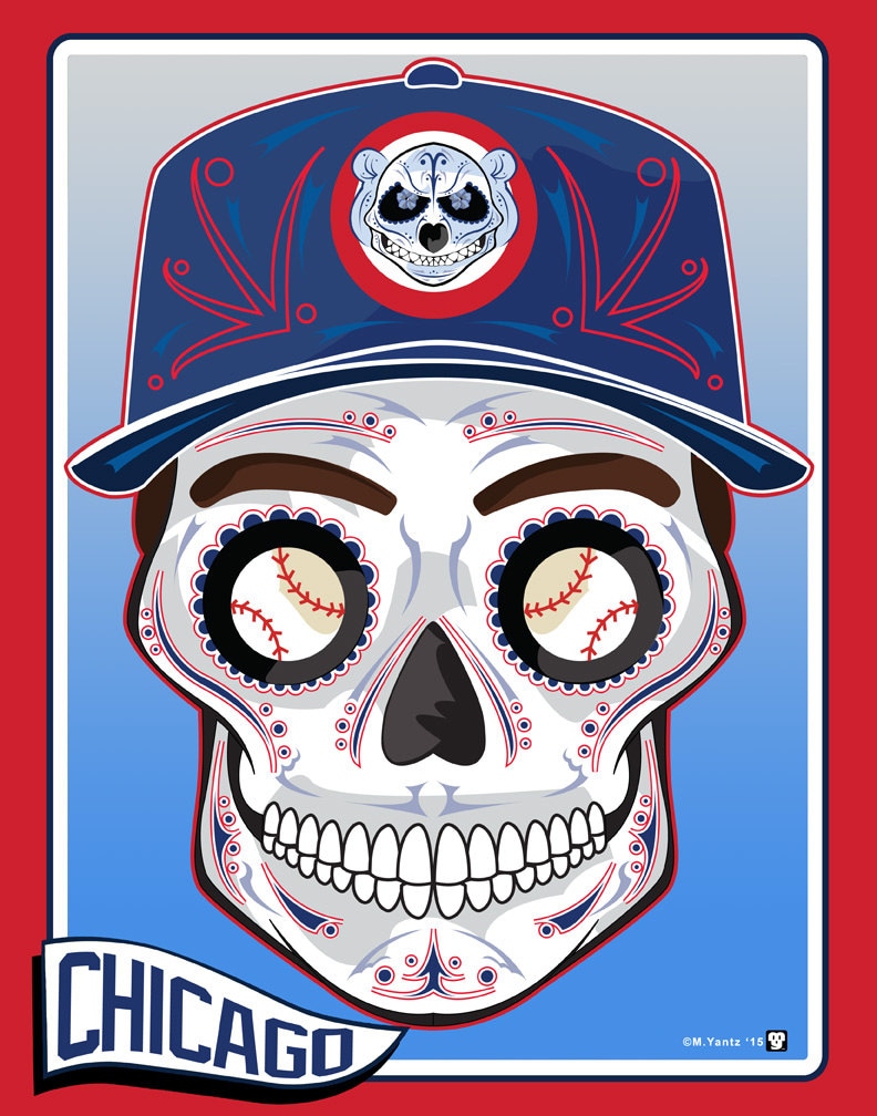 chicago white sox sugar skull