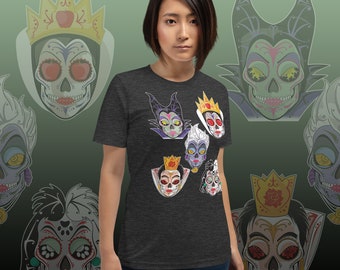 5 Villains Sugar Skull Shirt