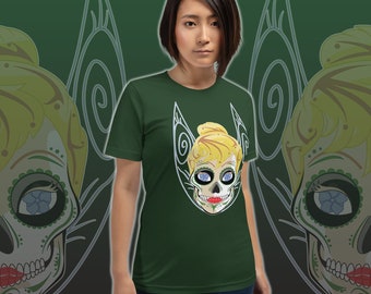 Tinker Bell Sugar Skull Shirt