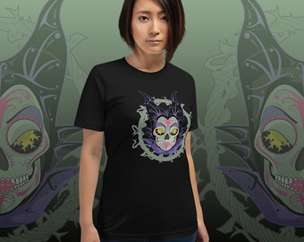 Maleficent Sugar Skull Shirt