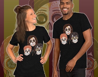 The Trio - Harry, Ron & Hermione Sugar Skull Shirt