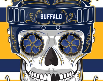  Calhoun NHL Surf & Skate Buffalo Sabres Palm Print