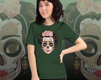 Frida Kahlo Sugar Skull Shirt