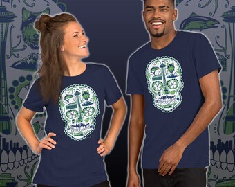 Historical City of Seattle Sugar Skull Shirt