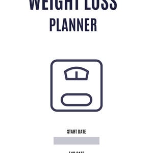 12 Week Weight Loss Planner