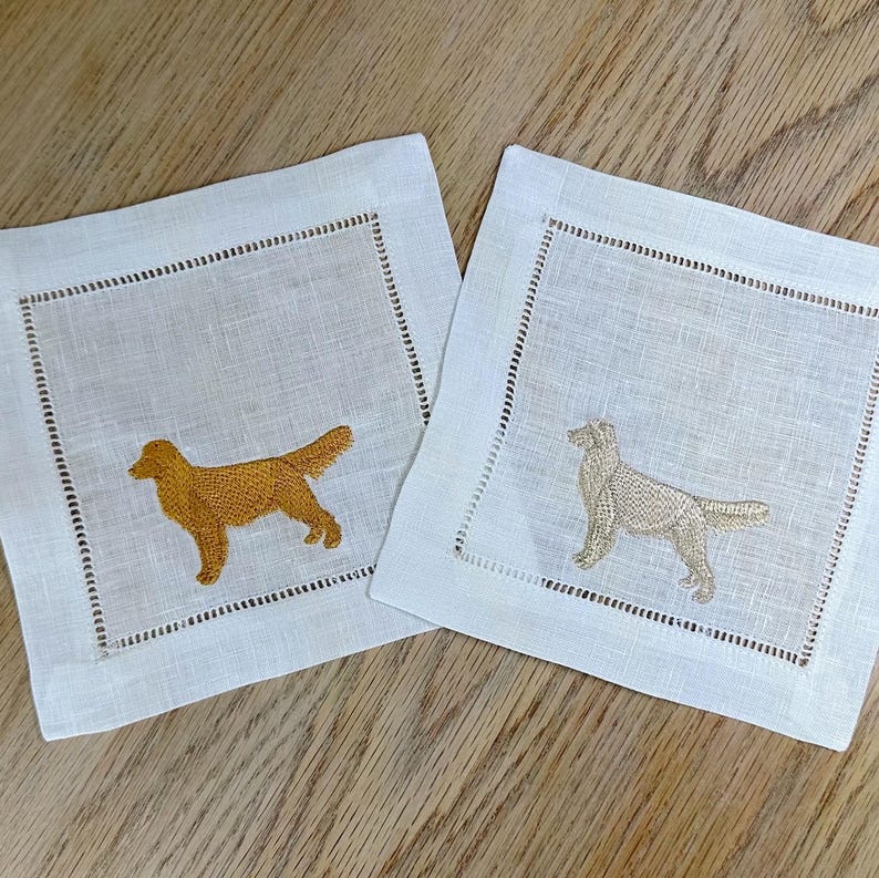 Golden Retriever Cocktail Napkins