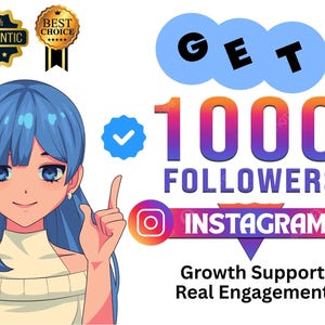 Servizio di crescita dei follower di Instagram: 1000 follower organici reali - Coinvolgimento mirato e sicuro per piccole imprese e creatori