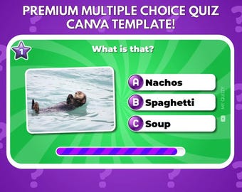Professionele MCQ-quizsjabloonbundel voor canvas